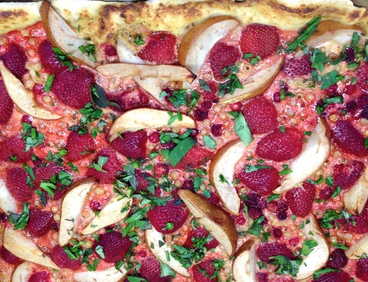 Sommerleichte Beeren - Schlemmerpizza