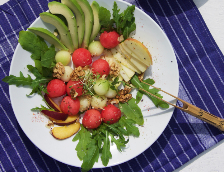 Melonen - Rucola Salat